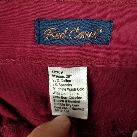 Red Camel 5-Pocket Plum Colored Skinny Jeans - Picture 7 of 7